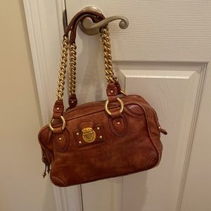 MARC JACOBS BAG WITH GOLD CHAINS